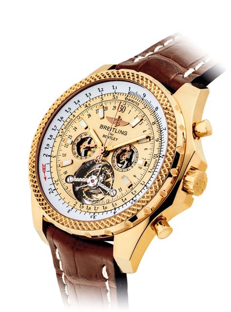 breitling band with gold displacement.